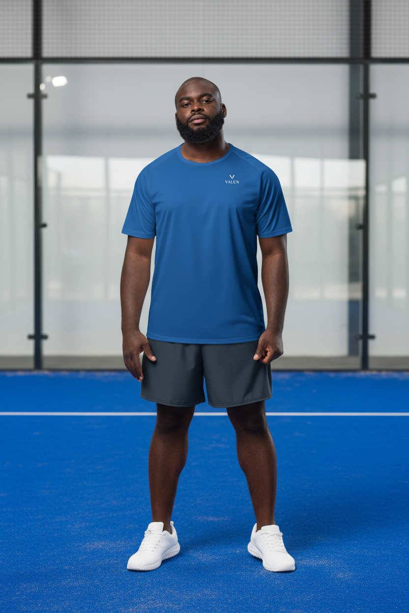 VALEN Classique Intemporel Bleu Royal - Mannequin fond padel